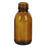 Amber Glass Bottles 30 ml (1 oz) No Cap - Sunrise Botanics