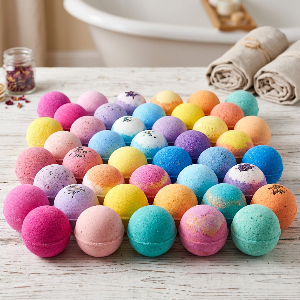 Bath Bomb Colors