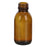 Amber Glass Bottles 100 ml (3.3 oz) No Cap - Sunrise Botanics