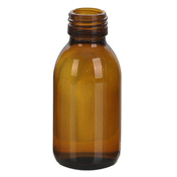 Amber Glass Bottles 250 ml With Cap - Sunrise Botanics