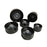 Black Phenolic Cap 24-400