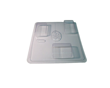Curved Edge Rectangular Soap Mold - Sunrise Botanics