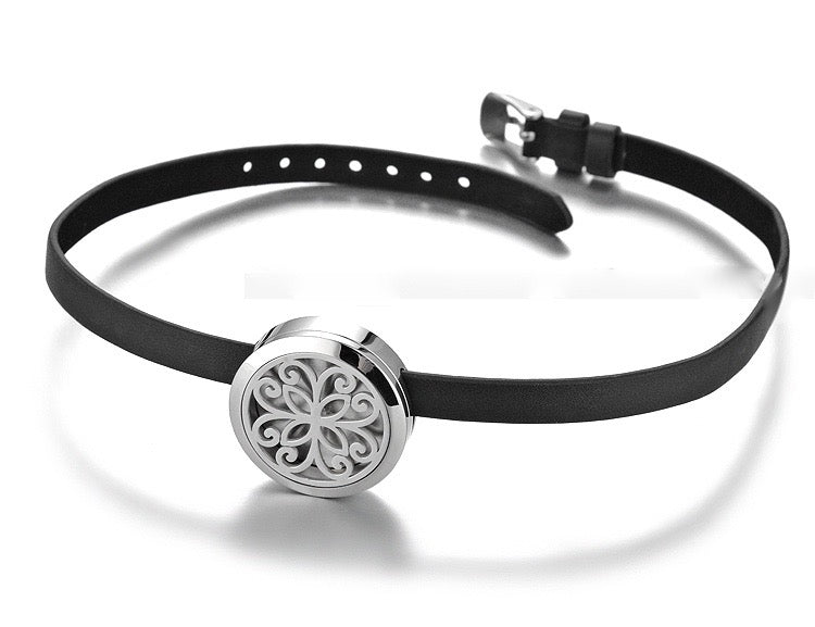 Aromatherapy Leather Wrap Diffuser Bracelet - Sunrise Botanics