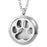 Aromatherapy Diffuser Necklace Paw Prints - Sunrise Botanics