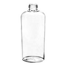 4 oz (120 ml) Clear PET Cosmo Oval Bottles - Sunrise Botanics