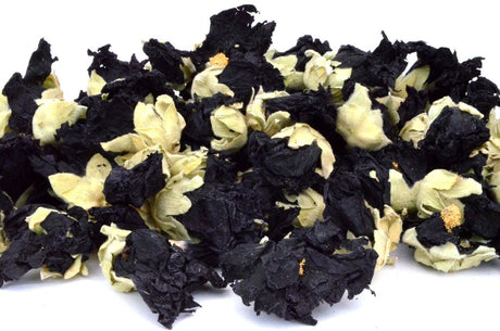 Black Malva Flower Whole - Sunrise Botanics